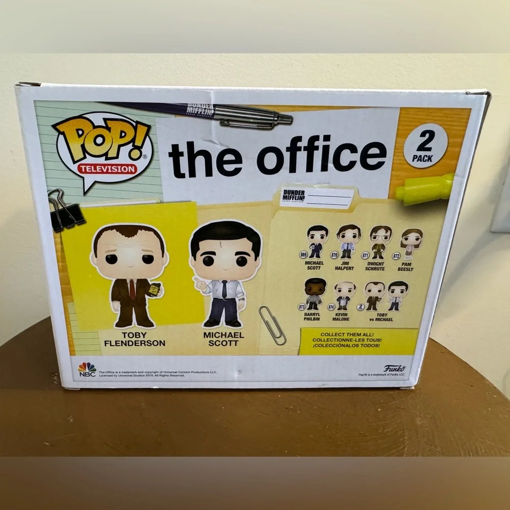 Funko Pop The Offcie Michael and Toby! Mint!